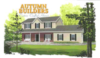 Front elevation of Autumn Builders Plan 1872