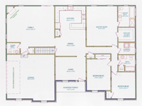Floor plan for Autumn Builders Plan 2218