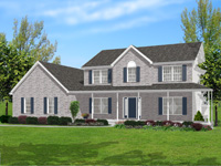 Front elevation of Autumn Builders Plan 2731