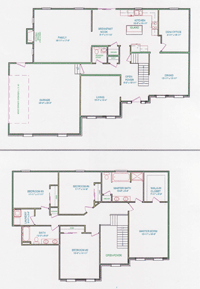 Floor plan for Autumn Builders Plan 3018