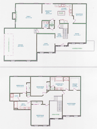 Floor plan for Autumn Builders Plan 3018P