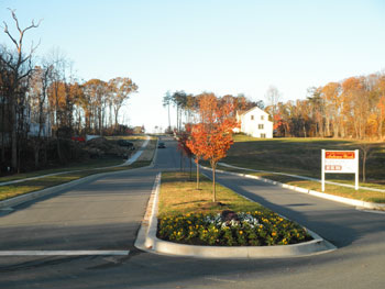 Entrance to The Estates at Autumn Woods community in North East, Maryland